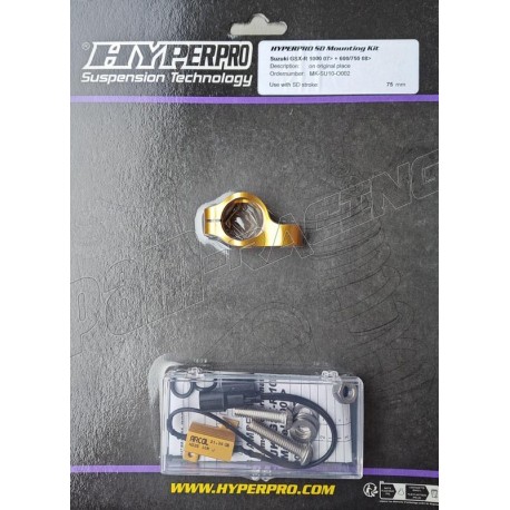 Kit de fixation pour amortisseur de direction HYPERPRO GSXR600/750 2008-2016, GSXR1000 2007-2021
