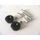 Embouts de guidon Street Triple 765RS 2017-2026 IMA Special Parts avec rétroviseurs origine