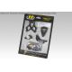 Kit de fixation pour amortisseur de direction HYPERPRO R1200RT 2014-2018, R1250GS/Adventure 2018-2025, R1250RT 2019-2025