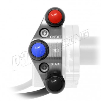 Commodo racing droit 3 boutons JETPRIME Panigale V2/Streetfighter V2 2025-2026 pour poignée de gaz JETPRIME