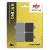 Plaquettes de frein avant racing dual sinter 870-DS1 SBS S1000R 2014-2020, S1000RR 2009-2018