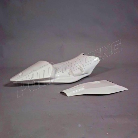 Coque arrière racing fibre de verre R6 2006-2007 POLY-BIKE