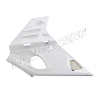 Flanc gauche avec aileron racing fibre de verre RS660 2020-2024 POLY-BIKE