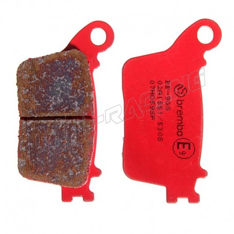 Plaquettes de frein arrière sinter CBR1000RR, CBR600RR, ZX10R, ZX636R, GSXR600, GSXR750, GSXR1000 Brembo