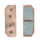 Plaquettes de frein racing SEMC pour étrier XB9L2A0, XB9L2A1, Moto2 XA8D1E0/1