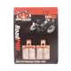 Plaquettes de frein arrière RoadPRO Sinter route Moto-Master 