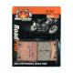 Plaquettes de frein arrière RoadPRO Sinter route Moto-Master KAWASAKI, SUZUKI