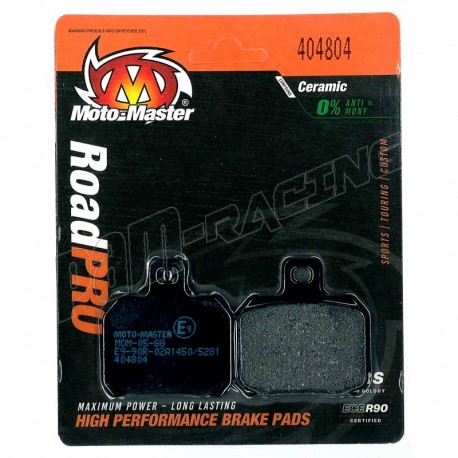 Plaquettes de frein avant ou arrière céramique RoadPRO Moto-Master