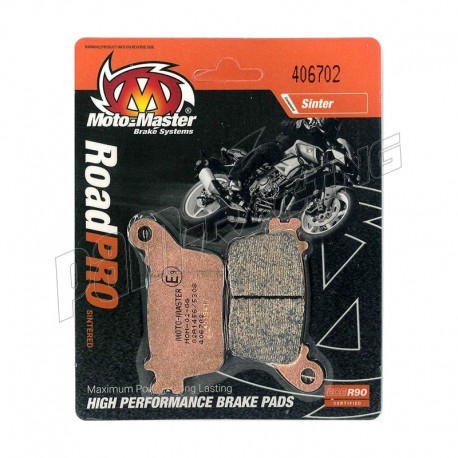 Plaquettes de frein arrière RoadPRO Sinter route Moto-Master CBR1000RR, CBR600RR, ZX10R, ZX636R, GSXR600, GSXR750, GSXR1000