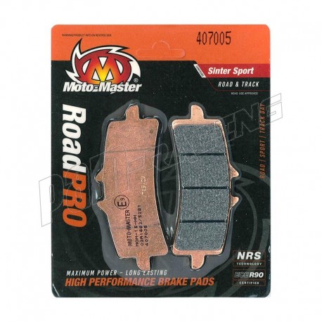 Plaquettes de frein avant RoadPRO Sinter Sport MOTO MASTER 
