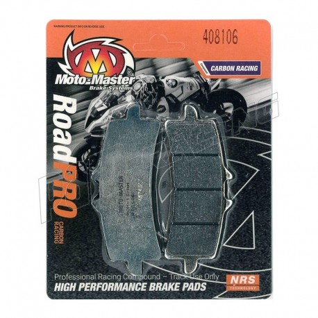 Plaquettes de frein avant RoadPRO Carbone Racing Moto-Master 
