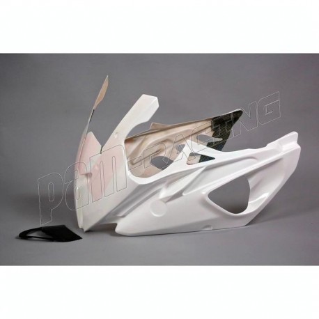 Tête de fourche racing avec réducteur d'entrée d'air fibre de verre S1000RR 2009-2011 POLY-BIKE