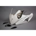 Tête de fourche racing avec réducteur d'entrée d'air et ailettes fibre de verre S1000RR 2012-2014 POLY-BIKE