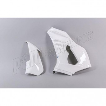 Flanc gauche avec aileron racing fibre de verre CBR1000RR 2020-2023 POLY-BIKE
