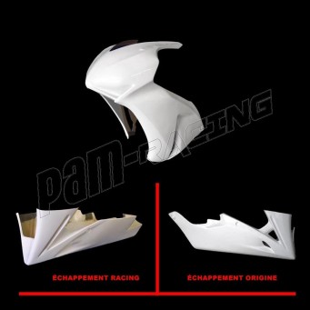 Carénage avant poly racing fibre de verre CBR1000RR 2012-2016 SEBIMOTO