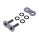 Maillon attache à river creux D.I.D. 525 ZVM-X2 acier ou or