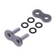 Maillon attache à river plein D.I.D. 525 ZVM-X2 acier ou or