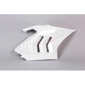Flanc droit racing + support aluminium fibre de verre Panigale V4R 2019-2021 POLY-BIKE