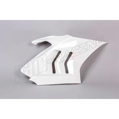 Flanc droit racing + support aluminium fibre de verre Panigale V4R 2019-2021 POLY-BIKE