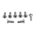 Kit 8 Vis de disques de frein arrière CB125/500/1300 M8x(1.25)x24 MM inox ou titane PRO-BOLT