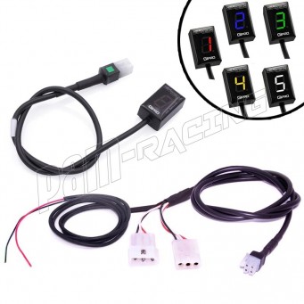 Indicateur de rapport engagé GIPRO X-type G2 avec fonction shift light HEALTECH APRILIA