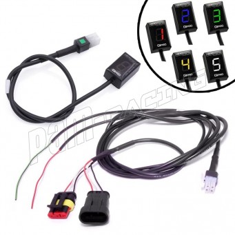 Indicateur de rapport engagé GIPRO X-type G2 avec fonction shift light HEALTECH DUCATI