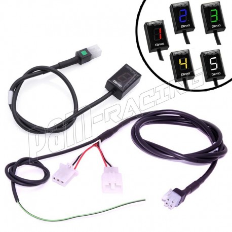 Indicateur de rapport engagé GIPRO X-type G2 avec fonction shift light HEALTECH HONDA