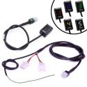 Indicateur de rapport engagé GIPRO X-type G2 avec fonction shift light HEALTECH HONDA
