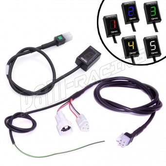 Indicateur de rapport engagé GIPRO X-type G2 avec fonction shift light HEALTECH KAWASAKI