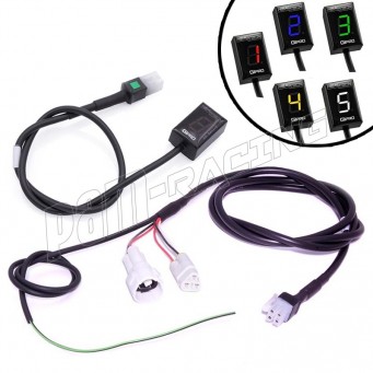 Indicateur de rapport engagé GIPRO X-type G2 avec fonction shift light HEALTECH KAWASAKI, SUZUKI
