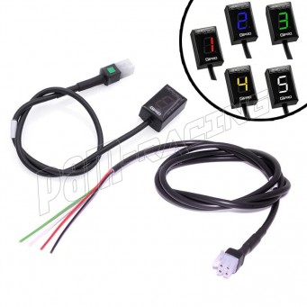 Indicateur de rapport engagé GIPRO X-type G2 avec fonction shift light HEALTECH GPX-U01
