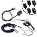 Indicateur de rapport engagé GIPRO X-type G2 avec fonction shift light HEALTECH