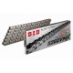 Chaîne de transmission D.I.D. 520 ZVM-X acier ou or