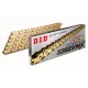 Chaîne de transmission D.I.D. 520 ZVM-X acier ou or