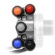 Commodo racing droit 5 boutons pour tirage rapide JETPRIME 1200 Speed Triple/RR 2022-2024, 1200 Speed Triple RS 2021-2026, 1200 