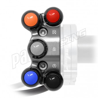 Commodo racing droit 5 boutons pour tirage rapide JETPRIME 1200 Speed Triple/RR 2022-2024, 1200 Speed Triple RS 2021-2026, 1200 