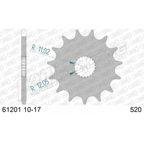 Pignon de sortie de boite 520 AFAM APRILIA 125 cm3