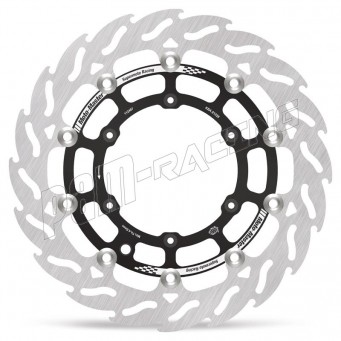 Disque de frein avant Supermoto racing flottant Flame 300 mm ep 5.0 mm Moto-Master Desmo 450 EDX/MX