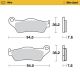 Plaquettes de frein avant/arrière Nitro Sport Moto-Master 93022