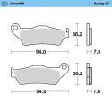 Plaquette de frein avant Sinter Racing GP Moto-Master 93012