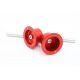 Tampons de protection axe de roue avant PP Tuning 660 Daytona 2024-2026