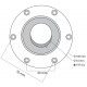 Bouchon de réservoir 1/4 de tour PP Tuning RS660/Tuono 660 2021-2026, F3 675/800, Brutale 800