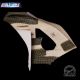 Flanc droit avec aileron fibre de verre CBR1000RR 2020-2023 POLY-BIKE