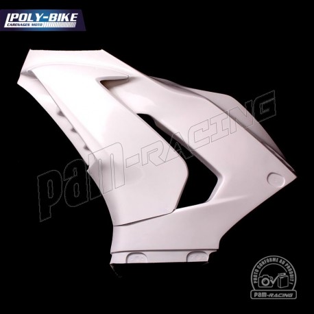 Flanc gauche avec aileron racing fibre de verre CBR1000RR 2020-2023 POLY-BIKE