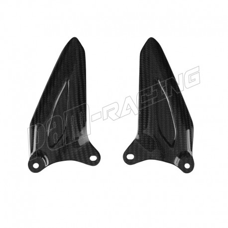 Protections de talon carbone brillant LIGHTECH 1200 Speed Triple RR/RS/RX 2021-2025