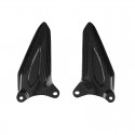 Protections de talon carbone brillant LIGHTECH 1200 Speed Triple RR/RS/RX 2021-2025