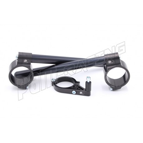Guidons bracelets 10 degrés diam 53 mm PP TUNING Panigale V2/S 2020-2024, Panigale V4/S/V4R 2018-2026
