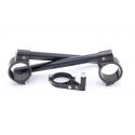 Guidons bracelets 10 degrés diam 53 mm PP TUNING Panigale V2/S 2020-2024, Panigale V4/S/V4R 2018-2026