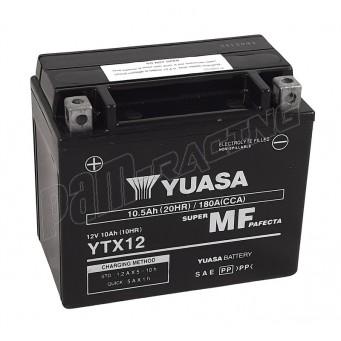 Batterie YUASA YTX12 activée usine