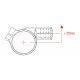 Bracelets 10° diamètre 52 mm position standard pour demi guidons LIGHTECH